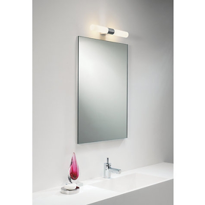 Bathroom mirror installation